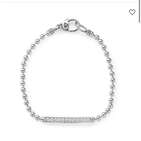 Lagos diamond bar beaded bracelet - Picture 5 of 5